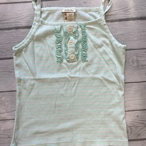 Girls Matilda Jane Striped Tank Size 10. Runs small in my opinion.